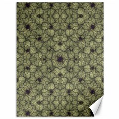 Stylized Modern Floral Design Canvas 36  X 48   by dflcprints