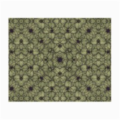 Stylized Modern Floral Design Small Glasses Cloth (2-side) by dflcprints