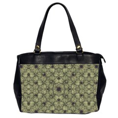 Stylized Modern Floral Design Office Handbags (2 Sides)  by dflcprints