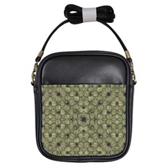 Stylized Modern Floral Design Girls Sling Bags by dflcprints