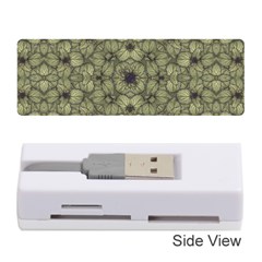 Stylized Modern Floral Design Memory Card Reader (stick)  by dflcprints