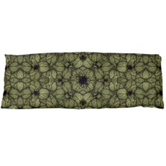 Stylized Modern Floral Design Body Pillow Case Dakimakura (two Sides) by dflcprints