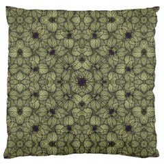 Stylized Modern Floral Design Large Cushion Case (one Side) by dflcprints