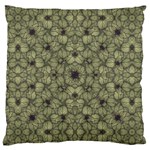 Stylized Modern Floral Design Large Cushion Case (Two Sides) Front