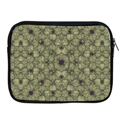 Stylized Modern Floral Design Apple Ipad 2/3/4 Zipper Cases by dflcprints