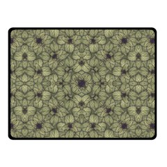 Stylized Modern Floral Design Double Sided Fleece Blanket (small)  by dflcprints