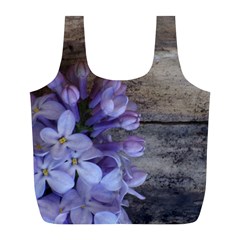 Lilac Full Print Recycle Bags (l)  by PhotoThisxyz