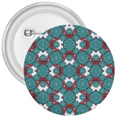 Colorful Geometric Graphic Floral Pattern 3  Buttons by dflcprints