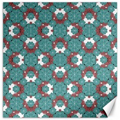 Colorful Geometric Graphic Floral Pattern Canvas 12  X 12   by dflcprints