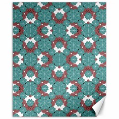 Colorful Geometric Graphic Floral Pattern Canvas 16  X 20   by dflcprints