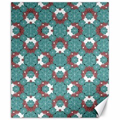 Colorful Geometric Graphic Floral Pattern Canvas 20  X 24   by dflcprints