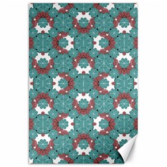 Colorful Geometric Graphic Floral Pattern Canvas 20  X 30   by dflcprints