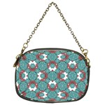 Colorful Geometric Graphic Floral Pattern Chain Purses (Two Sides)  Back