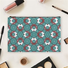 Colorful Geometric Graphic Floral Pattern Cosmetic Bag (large)  by dflcprints