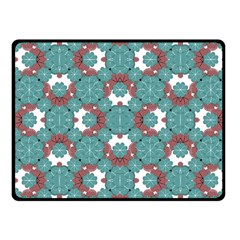 Colorful Geometric Graphic Floral Pattern Fleece Blanket (small) by dflcprints