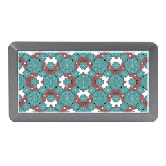 Colorful Geometric Graphic Floral Pattern Memory Card Reader (mini) by dflcprints