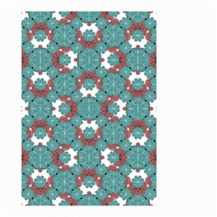 Colorful Geometric Graphic Floral Pattern Small Garden Flag (two Sides) by dflcprints