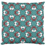 Colorful Geometric Graphic Floral Pattern Large Flano Cushion Case (Two Sides) Front