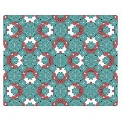 Colorful Geometric Graphic Floral Pattern Double Sided Flano Blanket (medium)  by dflcprints