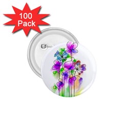 Flovers 23 1 75  Buttons (100 Pack) 