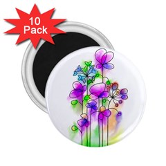 Flovers 23 2 25  Magnets (10 Pack) 