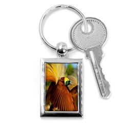 Birds Paradise Cendrawasih Key Chains (rectangle) 