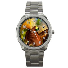 Birds Paradise Cendrawasih Sport Metal Watch