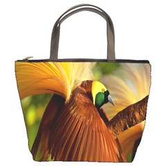 Birds Paradise Cendrawasih Bucket Bags by Mariart