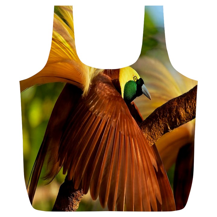 Birds Paradise Cendrawasih Full Print Recycle Bags (L) 