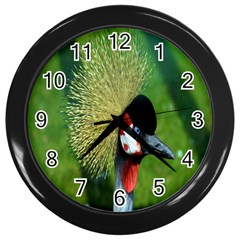 Bird Hairstyle Animals Sexy Beauty Wall Clocks (black)