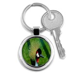 Bird Hairstyle Animals Sexy Beauty Key Chains (Round)  Front