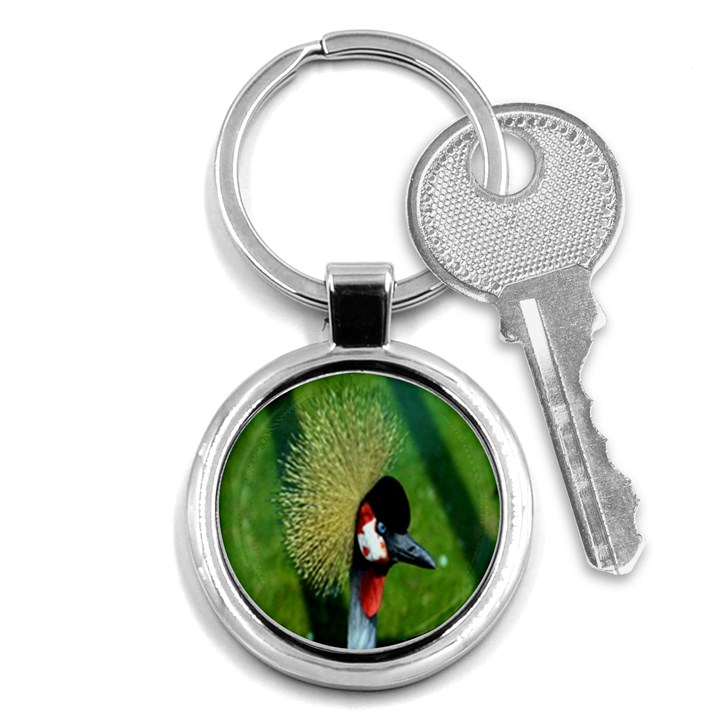 Bird Hairstyle Animals Sexy Beauty Key Chains (Round) 