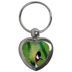 Bird Hairstyle Animals Sexy Beauty Key Chains (heart)  by Mariart