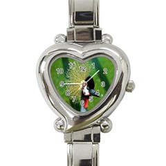 Bird Hairstyle Animals Sexy Beauty Heart Italian Charm Watch