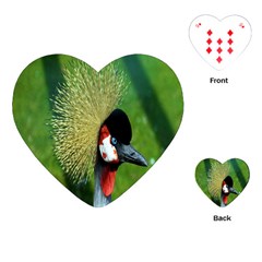 Bird Hairstyle Animals Sexy Beauty Playing Cards (heart)  by Mariart