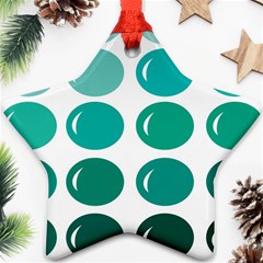 Bubbel Balloon Shades Teal Ornament (star)