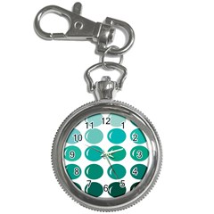 Bubbel Balloon Shades Teal Key Chain Watches by Mariart