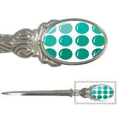 Bubbel Balloon Shades Teal Letter Openers by Mariart