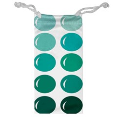 Bubbel Balloon Shades Teal Jewelry Bag by Mariart