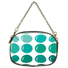 Bubbel Balloon Shades Teal Chain Purses (one Side)  by Mariart