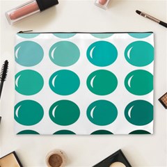 Bubbel Balloon Shades Teal Cosmetic Bag (xl)