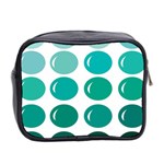 Bubbel Balloon Shades Teal Mini Toiletries Bag 2-Side Back