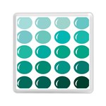 Bubbel Balloon Shades Teal Memory Card Reader (Square)  Front