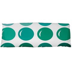 Bubbel Balloon Shades Teal Body Pillow Case (dakimakura) by Mariart