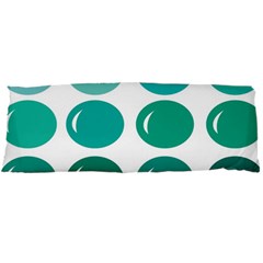 Bubbel Balloon Shades Teal Body Pillow Case Dakimakura (two Sides) by Mariart