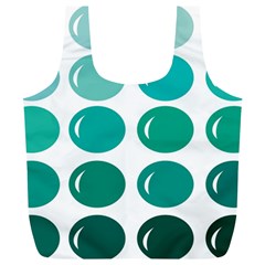 Bubbel Balloon Shades Teal Full Print Recycle Bags (l)  by Mariart