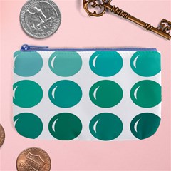 Bubbel Balloon Shades Teal Large Coin Purse by Mariart