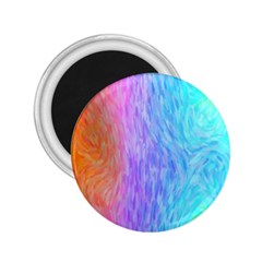 Aurora Rainbow Orange Pink Purple Blue Green Colorfull 2 25  Magnets