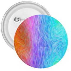 Aurora Rainbow Orange Pink Purple Blue Green Colorfull 3  Buttons