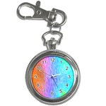 Aurora Rainbow Orange Pink Purple Blue Green Colorfull Key Chain Watches Front